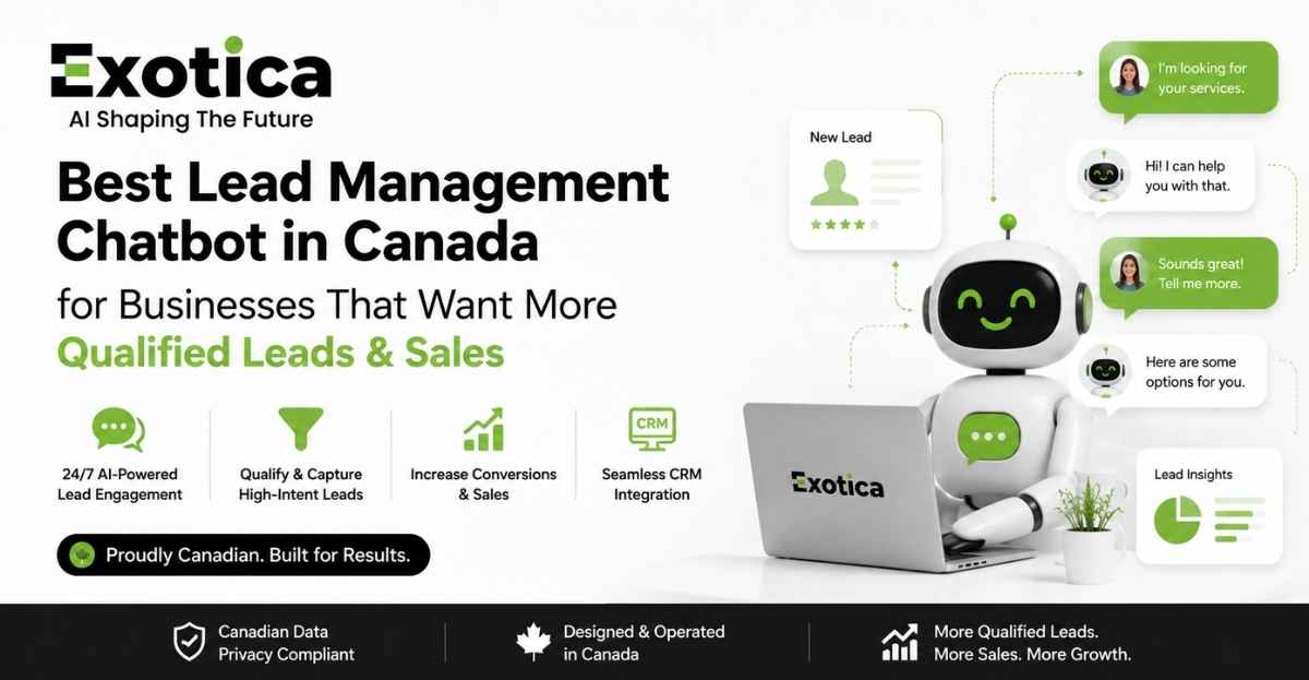 Best Lead Management Chatbot in Canada for Businesses That Want More Qualified Leads & Sales