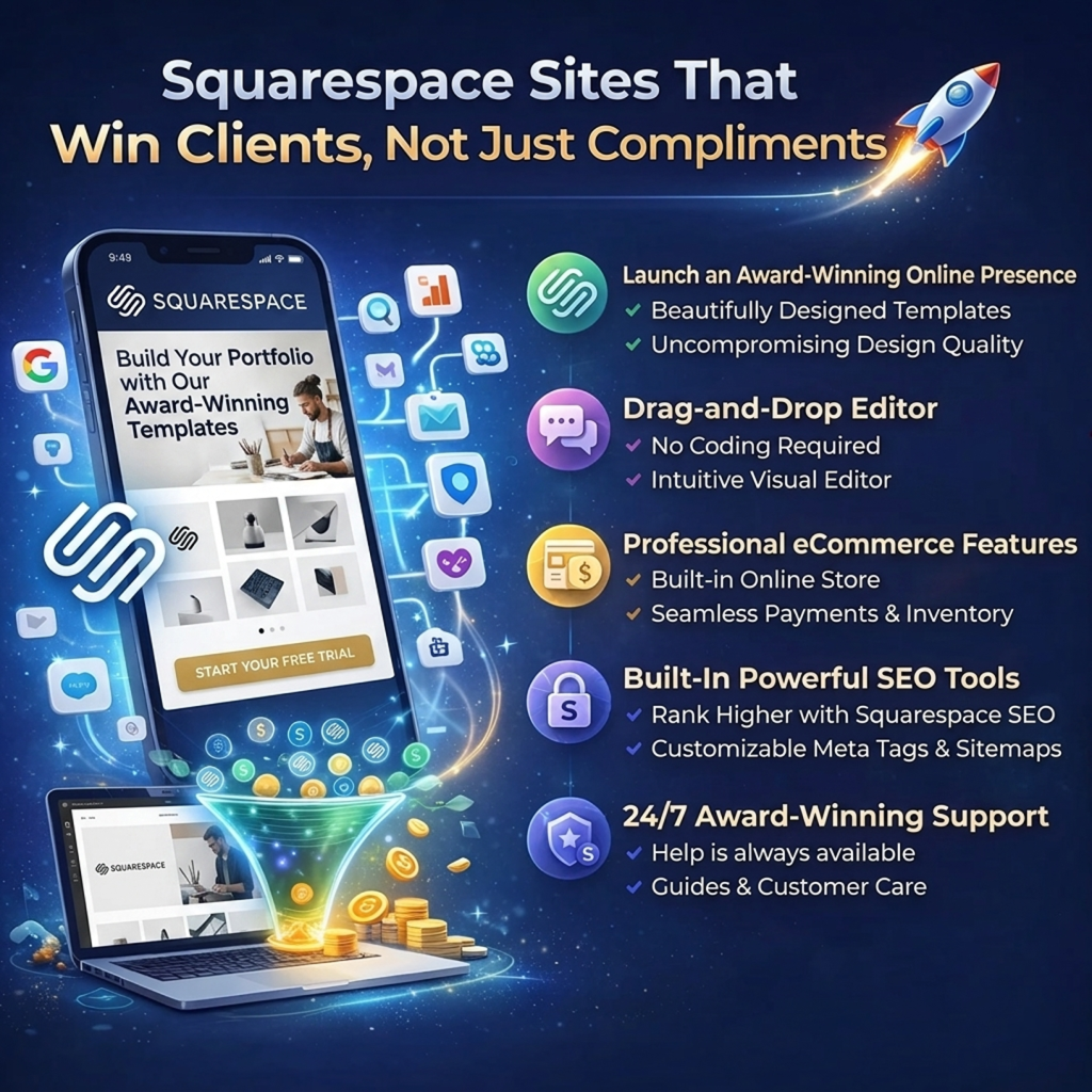 Squarespace website development